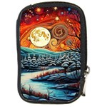 Winter Wonderland Landscape Nature Compact Camera Leather Case Front