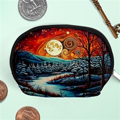 Winter Wonderland Landscape Nature Accessory Pouch (medium) by Bedest