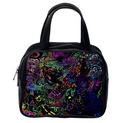 Psychodelic Absract Classic Handbag (one Side)