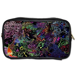 Psychodelic Absract Toiletries Bag (one Side) by Bedest