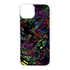 Psychodelic Absract Iphone 13 Tpu Uv Print Case by Bedest