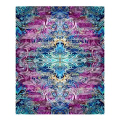 Magenta On Cobalt Arabesque Shower Curtain 60  X 72  (medium)  by kaleidomarblingart