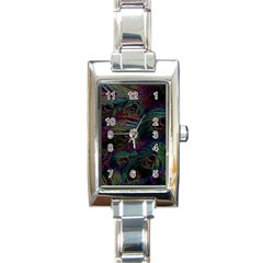 Star Galaxy Chrismas Xmas Ugly Rectangle Italian Charm Watch