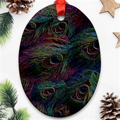 Star Galaxy Chrismas Xmas Ugly Ornament (oval) by Cendanart