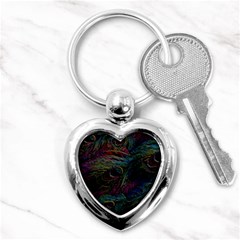 Star Galaxy Chrismas Xmas Ugly Key Chain (heart)