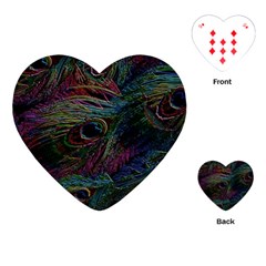 Star Galaxy Chrismas Xmas Ugly Playing Cards Single Design (heart)