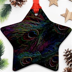 Star Galaxy Chrismas Xmas Ugly Star Ornament (two Sides)