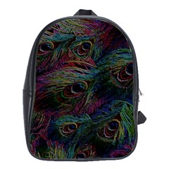 Star Galaxy Chrismas Xmas Ugly School Bag (large) by Cendanart