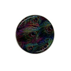 Peacock Feather Paradise Hat Clip Ball Marker (4 Pack) by Cendanart