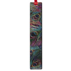 Peacock Feather Paradise Large Book Marks by Cendanart