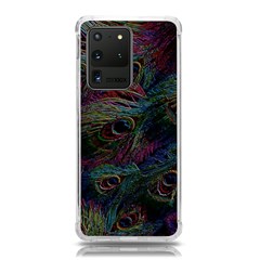 Peacock Feather Paradise Samsung Galaxy S20 Ultra 6 9 Inch Tpu Uv Case by Cendanart