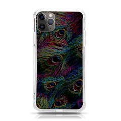 Peacock Feather Paradise Iphone 11 Pro Max 6 5 Inch Tpu Uv Print Case by Cendanart