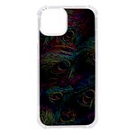 Peacock Feather Paradise iPhone 14 TPU UV Print Case Front