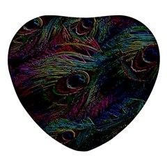 Star Galaxy Chrismas Xmas Ugly Heart Glass Fridge Magnet (4 Pack) by Cendanart