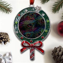 Star Galaxy Chrismas Xmas Ugly Metal X mas Lollipop With Crystal Ornament by Cendanart