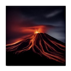 Volcanic Eruption Tile Coaster by Proyonanggan