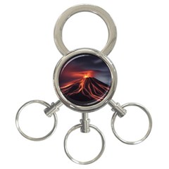 Volcanic Eruption 3-ring Key Chain by Proyonanggan