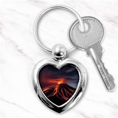 Volcanic Eruption Key Chain (heart) by Proyonanggan