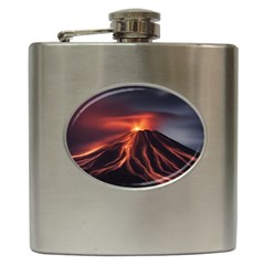 Volcanic Eruption Hip Flask (6 Oz) by Proyonanggan