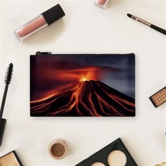 Volcanic Eruption Cosmetic Bag (small) by Proyonanggan