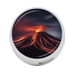 Volcanic Eruption 4-port Usb Hub (one Side) by Proyonanggan