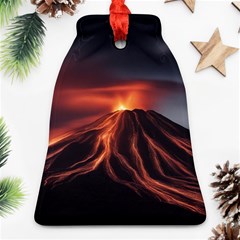 Volcanic Eruption Bell Ornament (two Sides) by Proyonanggan