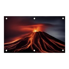 Volcanic Eruption Banner And Sign 5  X 3  by Proyonanggan