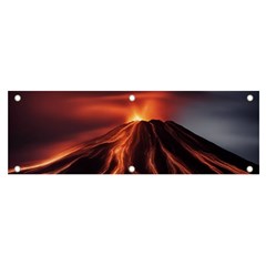 Volcanic Eruption Banner And Sign 6  X 2  by Proyonanggan