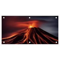 Volcanic Eruption Banner And Sign 6  X 3  by Proyonanggan