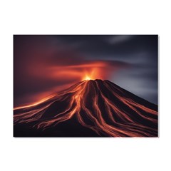 Volcanic Eruption Crystal Sticker (a4) by Proyonanggan