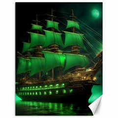 Ship Sailing Canvas 12  X 16  by Proyonanggan