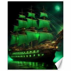 Ship Sailing Canvas 11  X 14  by Proyonanggan