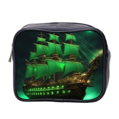 Ship Sailing Mini Toiletries Bag (two Sides) by Proyonanggan