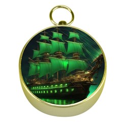 Ship Sailing Gold Compasses by Proyonanggan