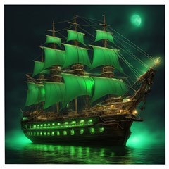 Ship Sailing Wooden Puzzle Square by Proyonanggan