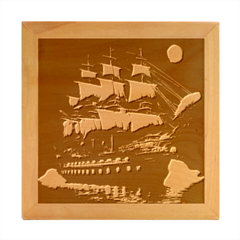 Ship Sailing Wood Photo Frame Cube by Proyonanggan