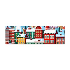 Christmas Background Design House Sticker Bumper (100 Pack) by Proyonanggan