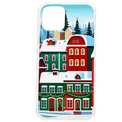 Christmas Background Design House Iphone 12 Pro Max Tpu Uv Print Case by Proyonanggan