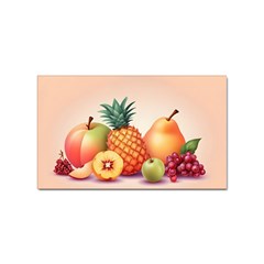 Fruit Pattern Apple Abstract Food Sticker (Rectangular)