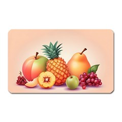 Fruit Pattern Apple Abstract Food Magnet (Rectangular)