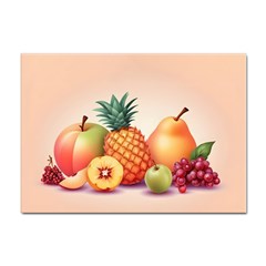 Fruit Pattern Apple Abstract Food Sticker A4 (10 pack)