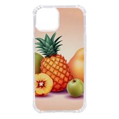 Fruit Pattern Apple Abstract Food Iphone 14 Tpu Uv Print Case by Proyonanggan