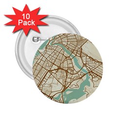 Mapart Dubai Map 2 25  Buttons (10 Pack)  by Proyonanggan