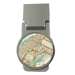 Mapart Dubai Map Money Clips (round)  by Proyonanggan