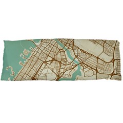 Mapart Dubai Map Body Pillow Case Dakimakura (two Sides) by Proyonanggan