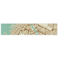 Mapart Dubai Map Small Premium Plush Fleece Scarf