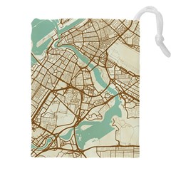 Mapart Dubai Map Drawstring Pouch (5xl) by Proyonanggan