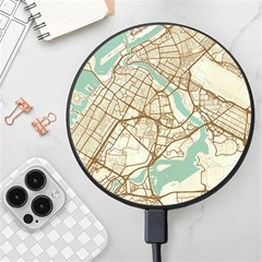 Mapart Dubai Map Wireless Fast Charger(black) by Proyonanggan