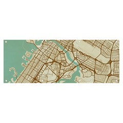 Mapart Dubai Map Banner And Sign 8  X 3  by Proyonanggan