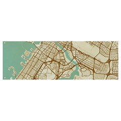 Mapart Dubai Map Banner And Sign 12  X 4  by Proyonanggan